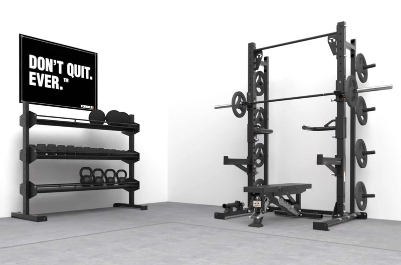 HIGH SQUAT RACK - ULTIMATE FREEWEIGHT PACKAGE