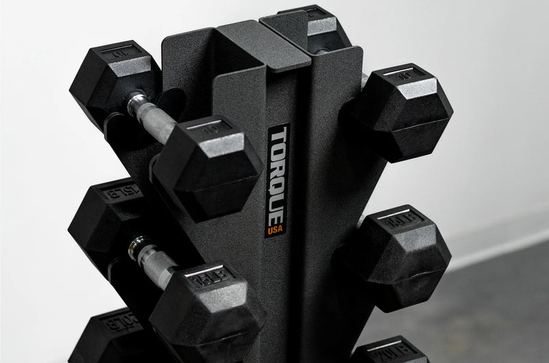 8 PAIR VERTICAL DUMBBELL RACK