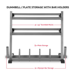 Dumbbell Rack and Plate Storage