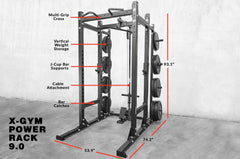 X-GYM POWER RACK 9.0