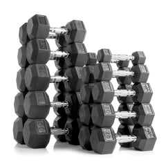 550 lb Dumbbell Set and Rack